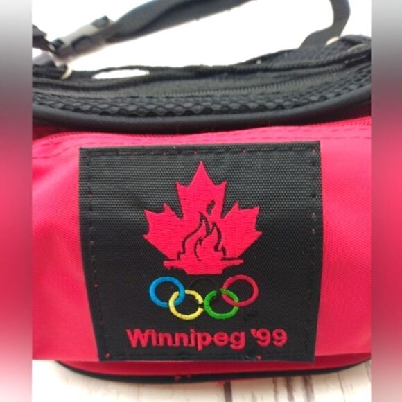 1999 Pan Am Games Belt Bag Winnipeg Canada Bum Bag Unisex Vintage Men's Women's - Picture 7 of 12
